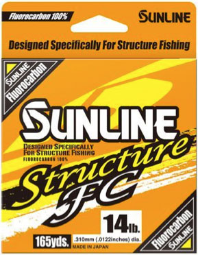 Sunline Structure FC Fluorocarbon Fishing Line 14 lb 165 yds Package